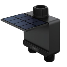 Solar powered Intelligent water timer with Wifi control  and Dual outlet- 3/4 Inch-Imported(Code:0424-vikon.in)